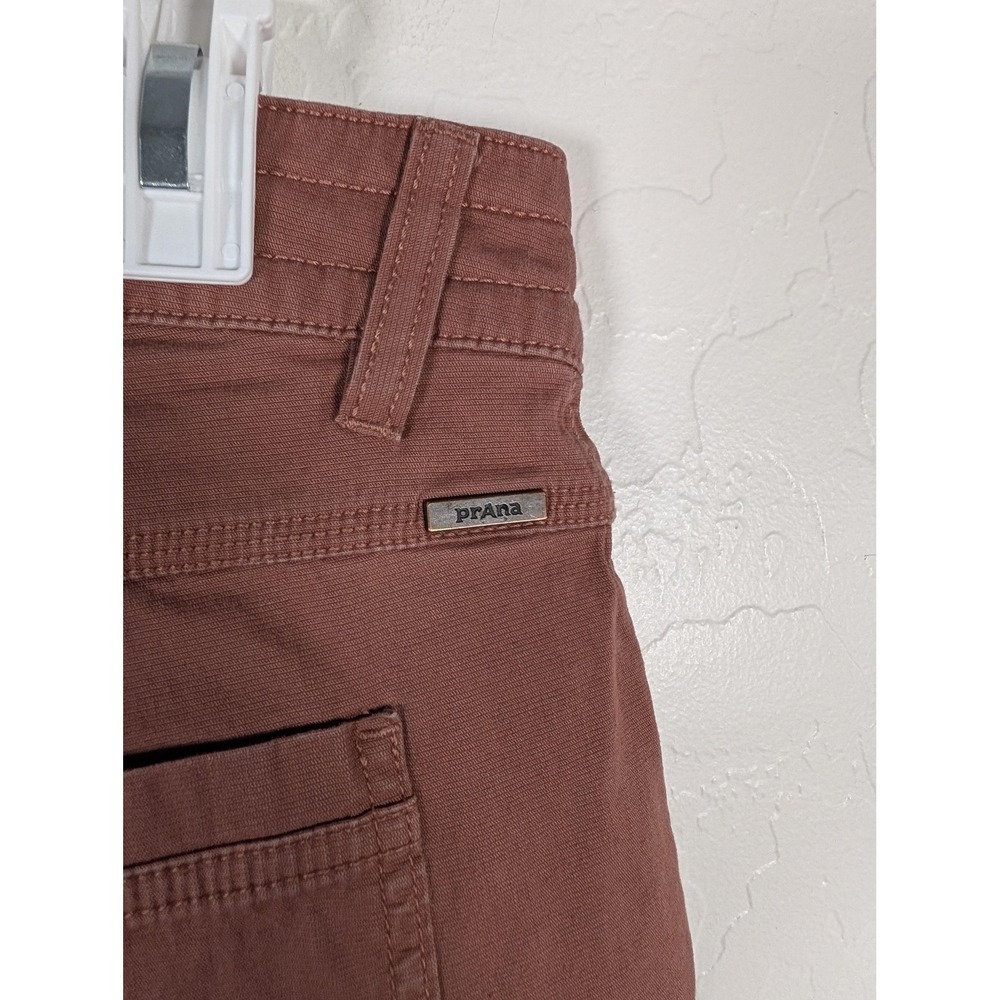 prAna Shorts‎ Womens 8/29 Brown Outdoor Hiking Utility Pockets Casual Zip Fly - Picture 7 of 11